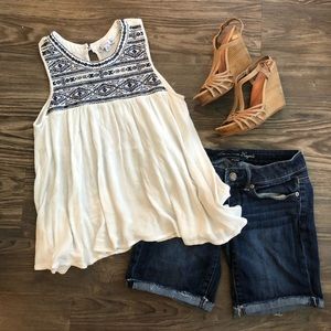 FRANCESCA BOHO embroidered shirt